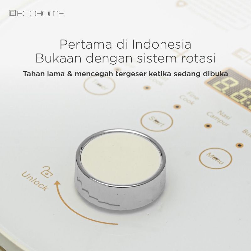 ECOHOME ELS777  ELS 777 RICE COOKER LOW CARBO LOW SUGAR