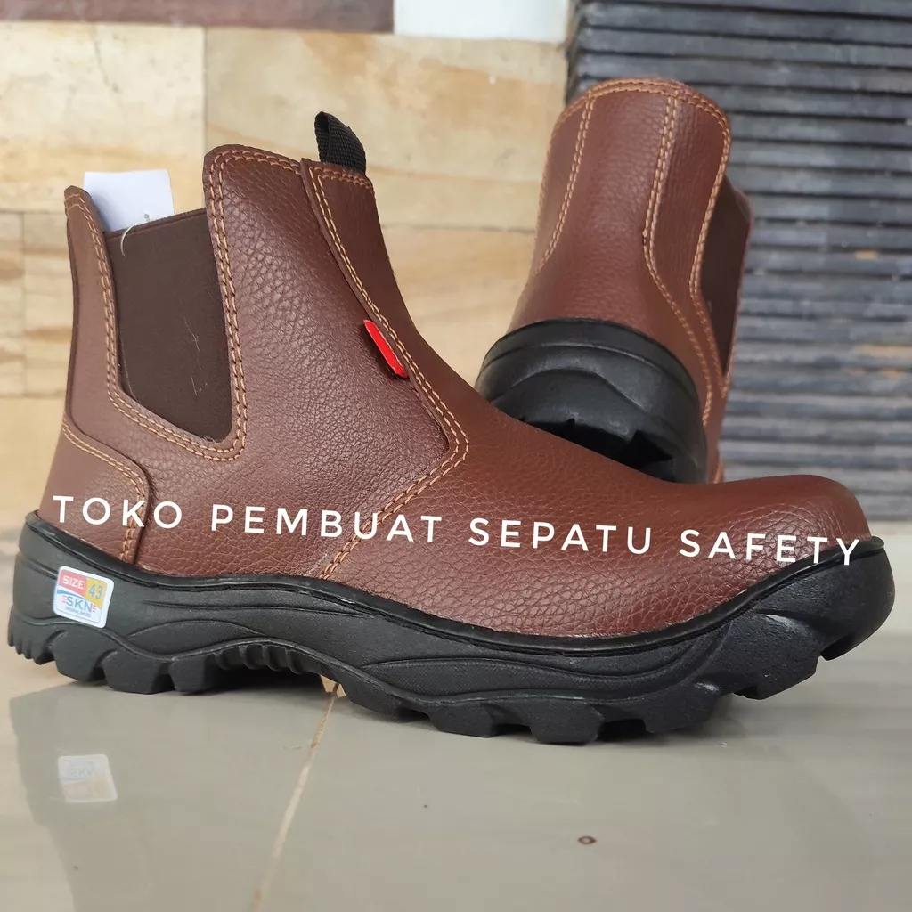 Sepatu Safety King Skn Sepatu Kerja Las Tahan Api Gerinda Anti Licin  Sepatu Safety Kitchen Kulit Sapi Premium Sepatu Safety Ujung Besi Hitam Sepatu Safety wanita Terbaik Anti licin  Sepatu Safety Dapur Tahan Minyak Solar cewek