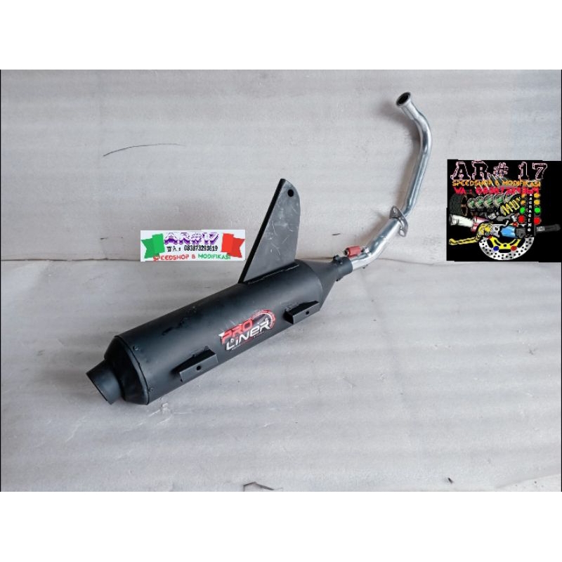 KNALPOT proliner pro lyner Standar Racing proliner Mio sporty smile Fino Soul karbu & Mio J Mio S Mi