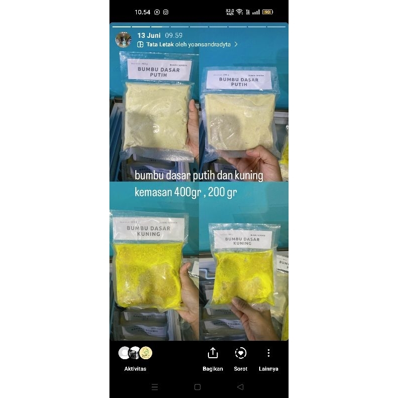 

bumbu sendok dasar putih dan kuning refil