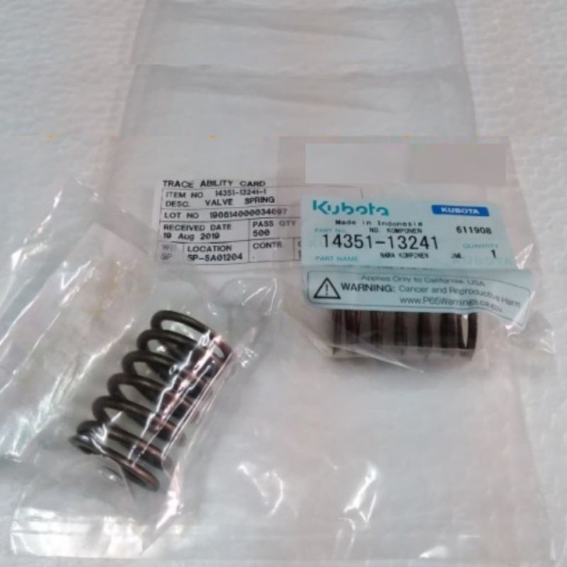 Rd110 spring Valve per klep mesin kubota Rd110