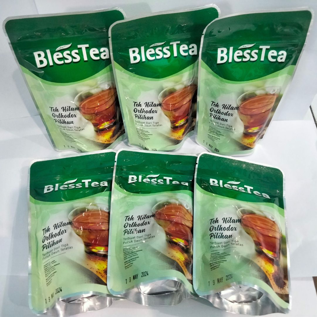 Blesstea Refill isi 70 gr Original 100% | Teh Hitam Pilihan untuk detox