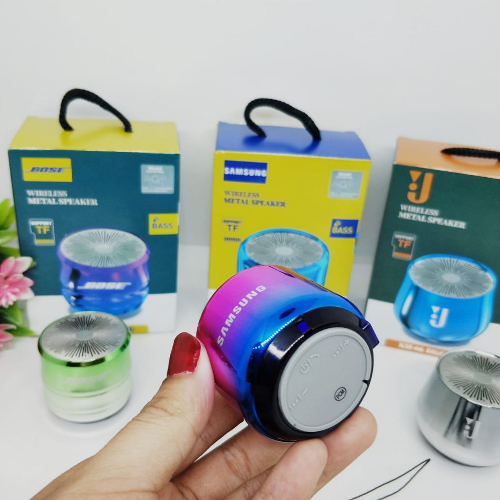 Speaker Bluetooth Mini Besi  KM-66 KM-77 KM-88   •SAMSUNG •J •BOSE •SONNY Promo Sen