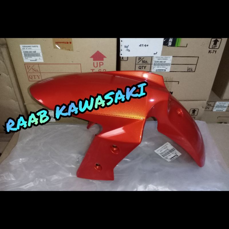 SPAKBOR DEPAN ORANGE NINJA 250 FI OLD/Z250FI ORIGINAL KAWASAKI