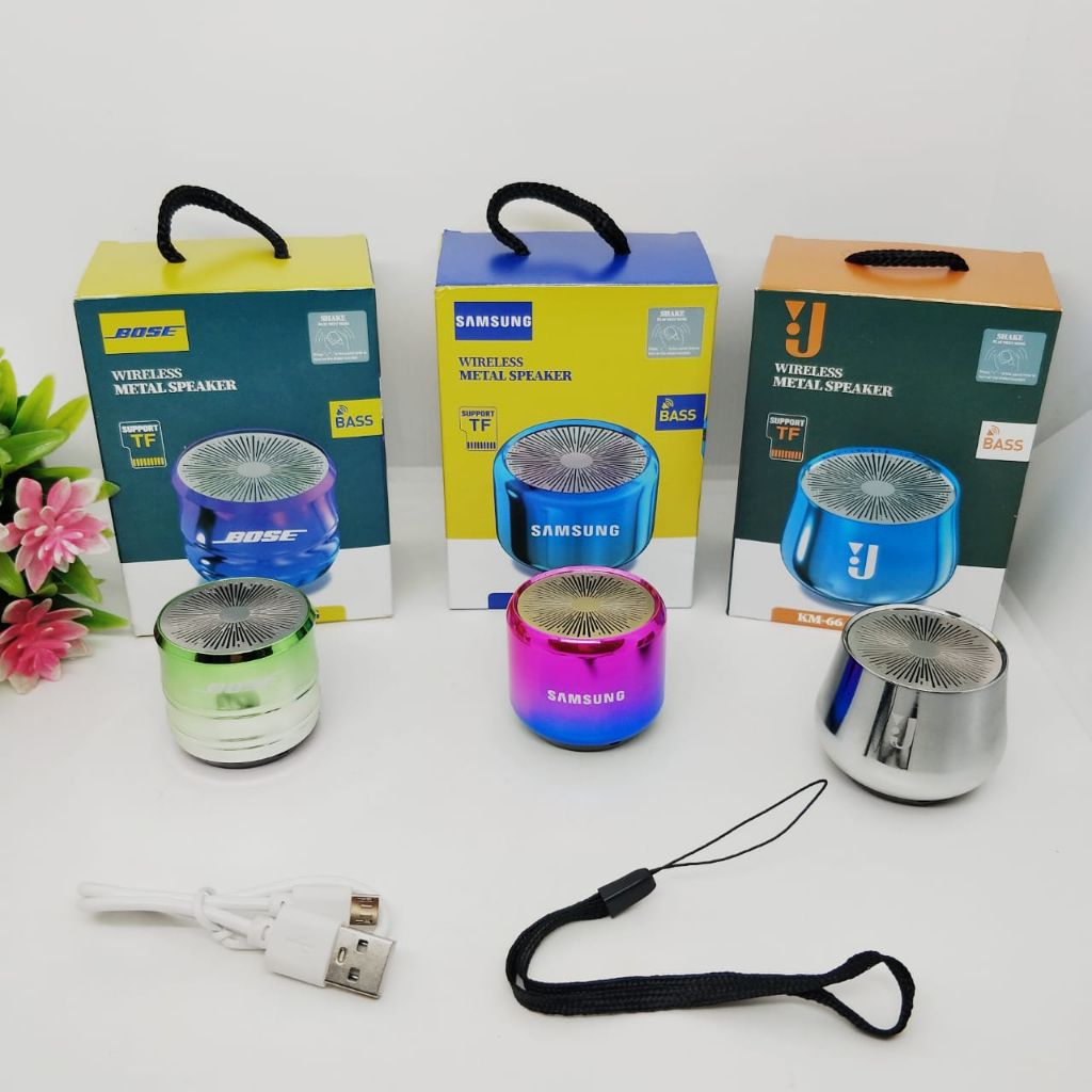 Speaker Bluetooth Mini Besi KM-66 KM-77 KM-88 •SAM •J •BOSS •SONNY BY SMOLL
