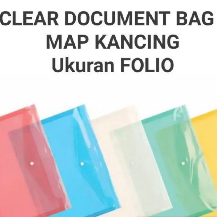 

JC Map Plastik Kancing Map folder F4 Warna