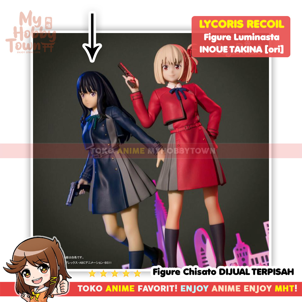 Figure Anime Original Lycoris Recoil Inoue Takina Luminasta SEGA