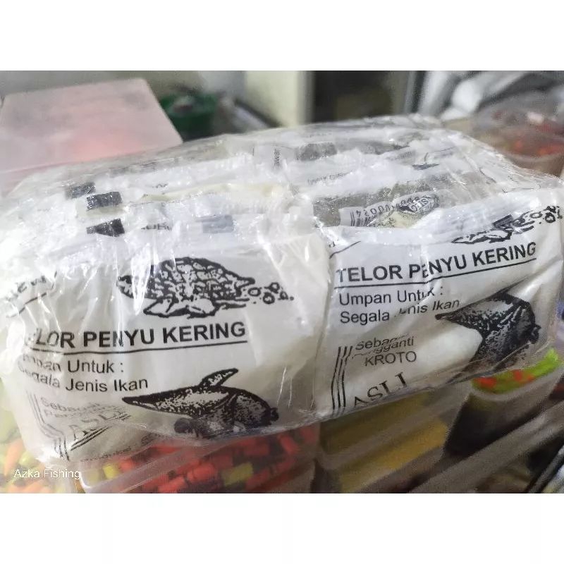 UMPAN TELOR PENYYU KERING 20GRAM ASLI SOHOR UMPAN PANCING TERLARIS