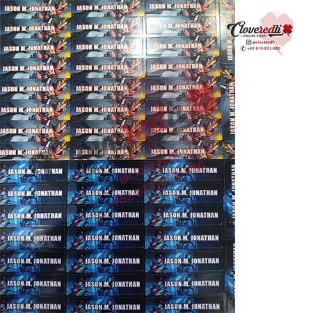

[152 pcs] Label Nama Custom Murah / Sticker Nama Custom