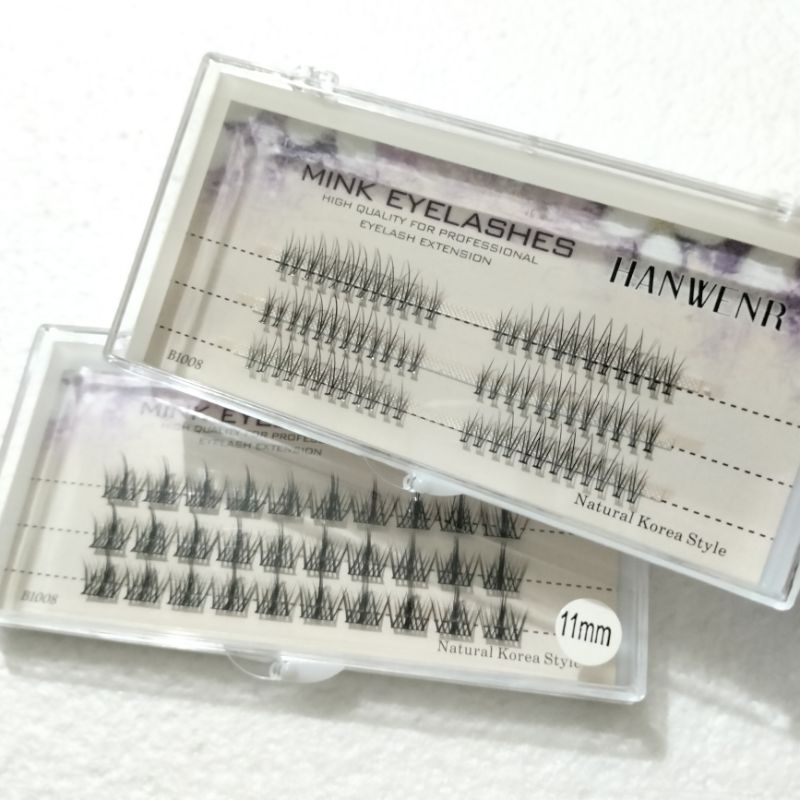 Anime YY Devil HANWENR Lashes Douyin Korean Fish Tail 3D Eyelash Doll