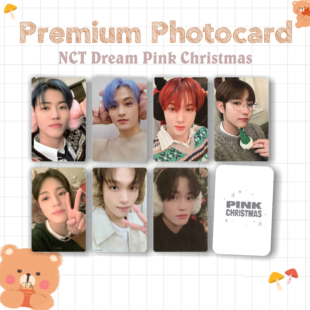 PC Photocard premium NCT DREAM DECO PINK chrismast