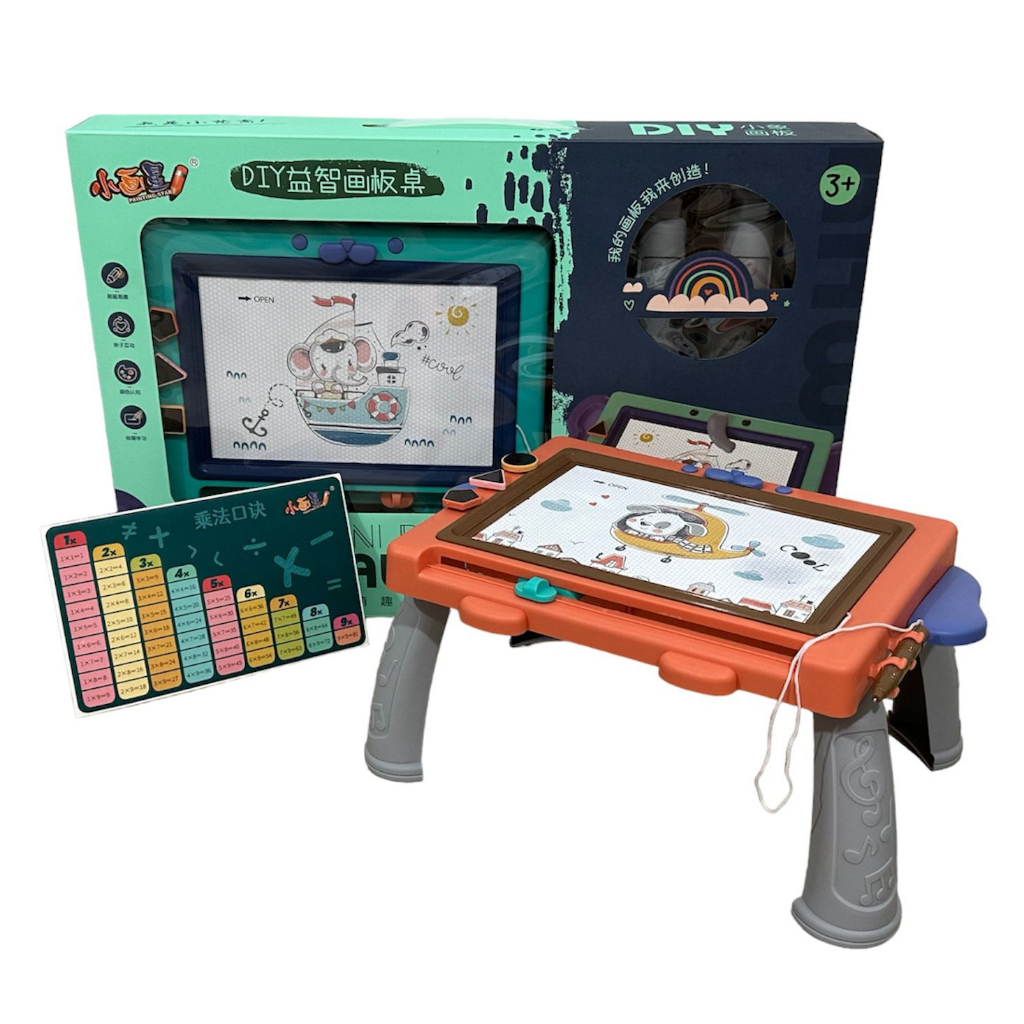[JS18]Meja Gambar Anak Magnetic / Painting Board / Meja Mini Anak Karakter Hewan / Papan Gambar / Mini Board Drawing