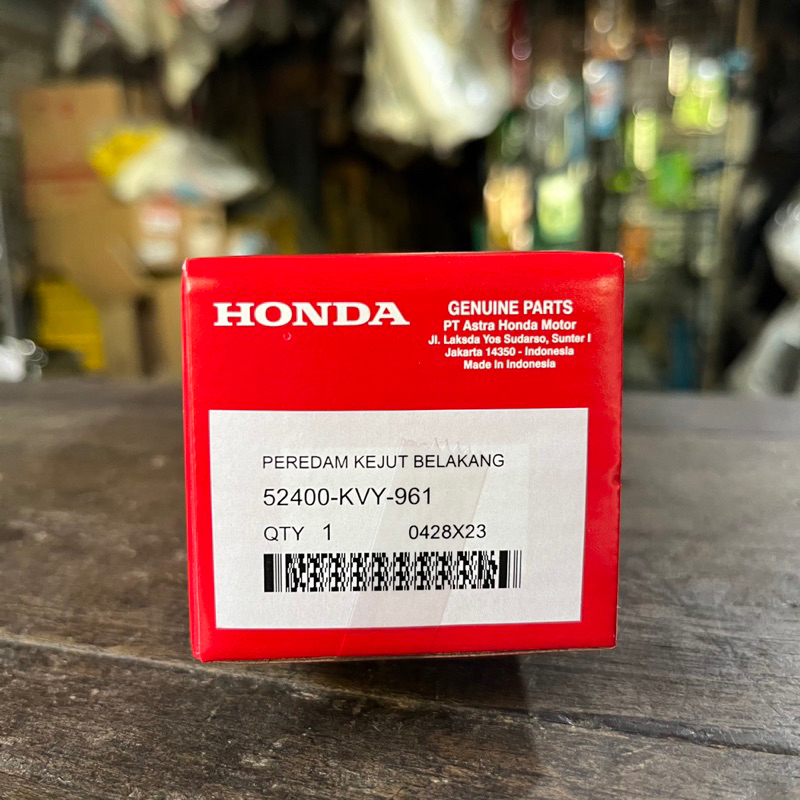 (HONDA BEAT KARBU) SHOCK BLK HONDA BEAT KARBU, VARIO KARBU 52400-KVY-961 ORIGINAL AHM