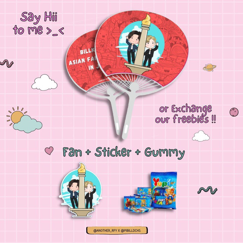FREEBIES BILLKIN PP Asian Fanmeeting in JKT | from @another_rfy x @pibilldchs