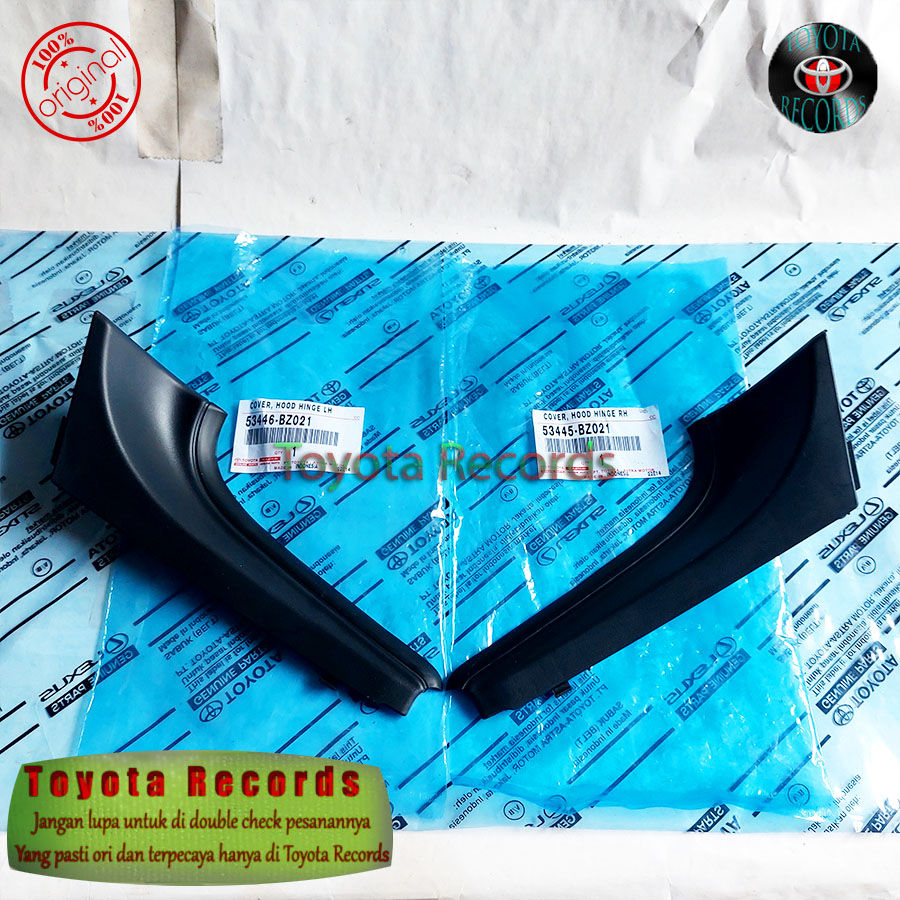 Cover Hood Hinge Karet Kap Mesin Kiki Kanan Avanza Original Toyota 53446-BZ021 53445-BZ021