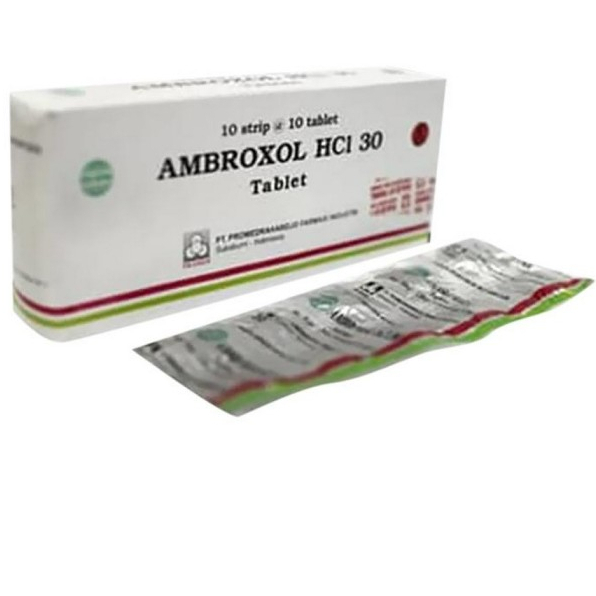 AMBROXOL 30MG 1 STRIP 10 TABLET