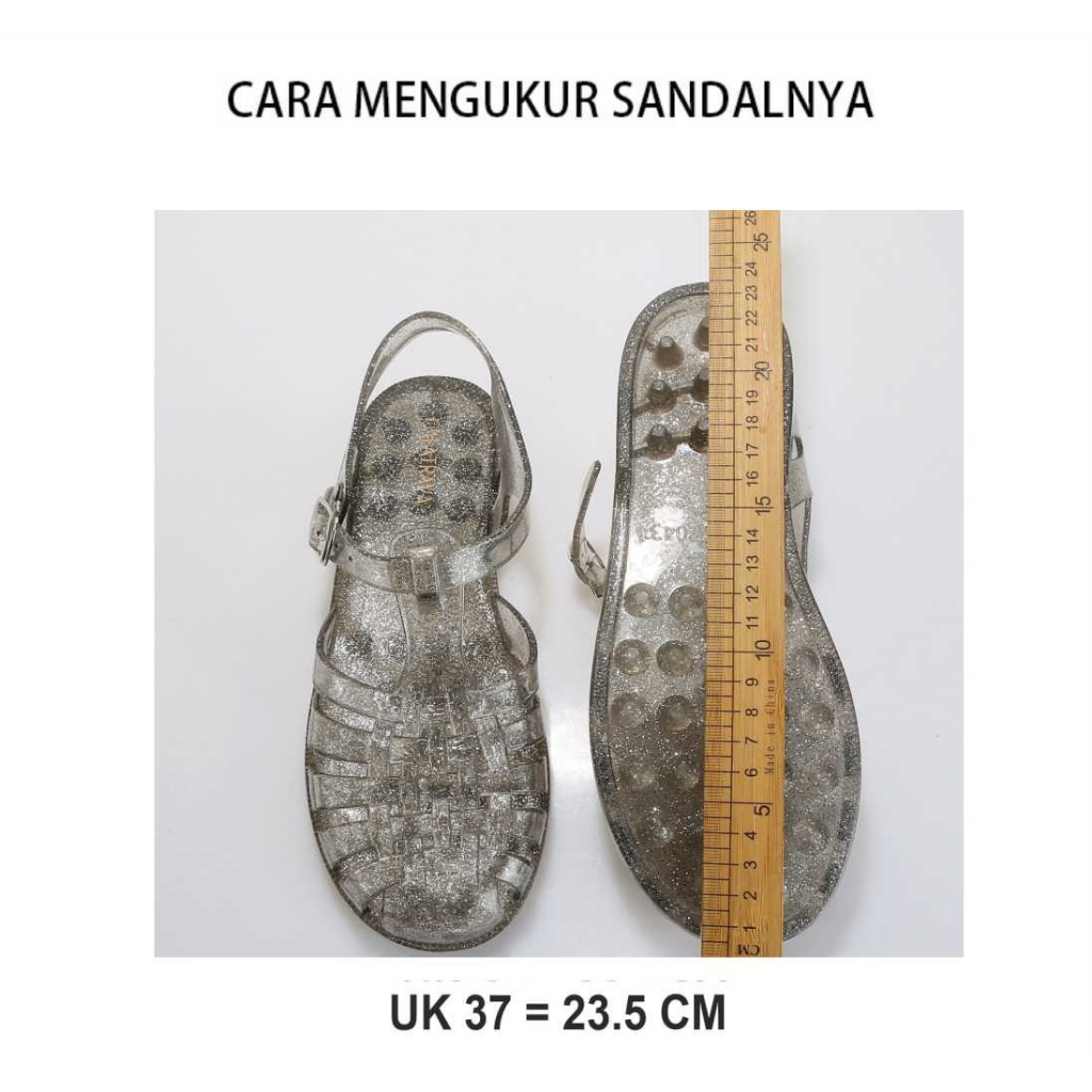 Sepatu Sandal Wanita Flat Calatrava | Sepatu Wanita Jelly Calatrava 2043-CL1