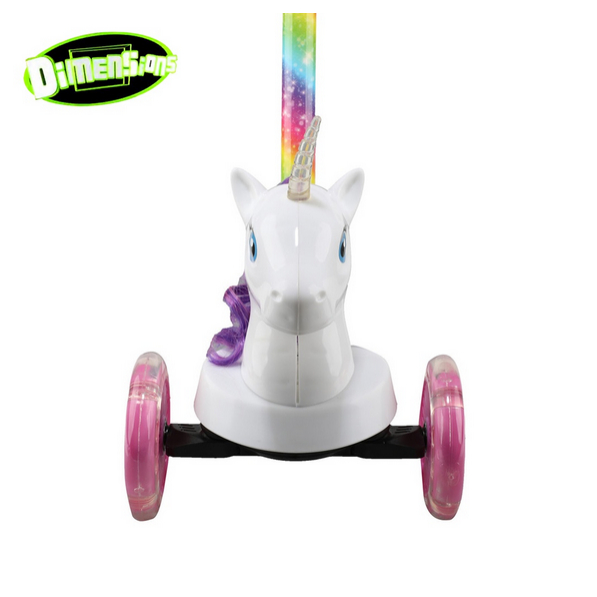 Dimensions 3D Premium 3 Wheel Kids Scooter - Skuter Scooter Kado Anak Kids Toddler Balita Mainan Roda Scoot