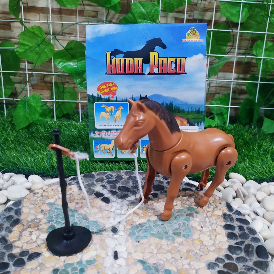 Mainan kuda baterai, kuda lari, running horse lucu - mainan kado anak