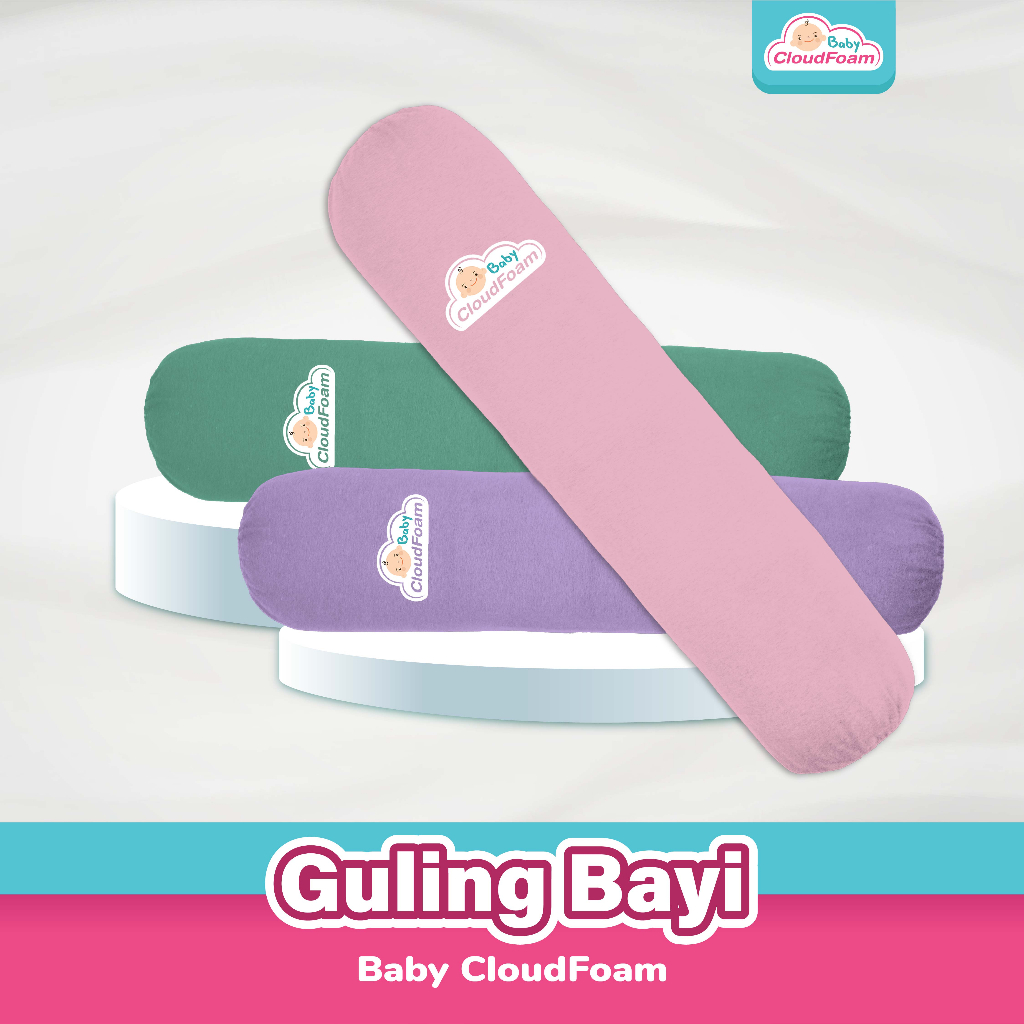 Baby Cloudfoam Guling Bayi Cotton Bamboo Gratis Cetak Nama