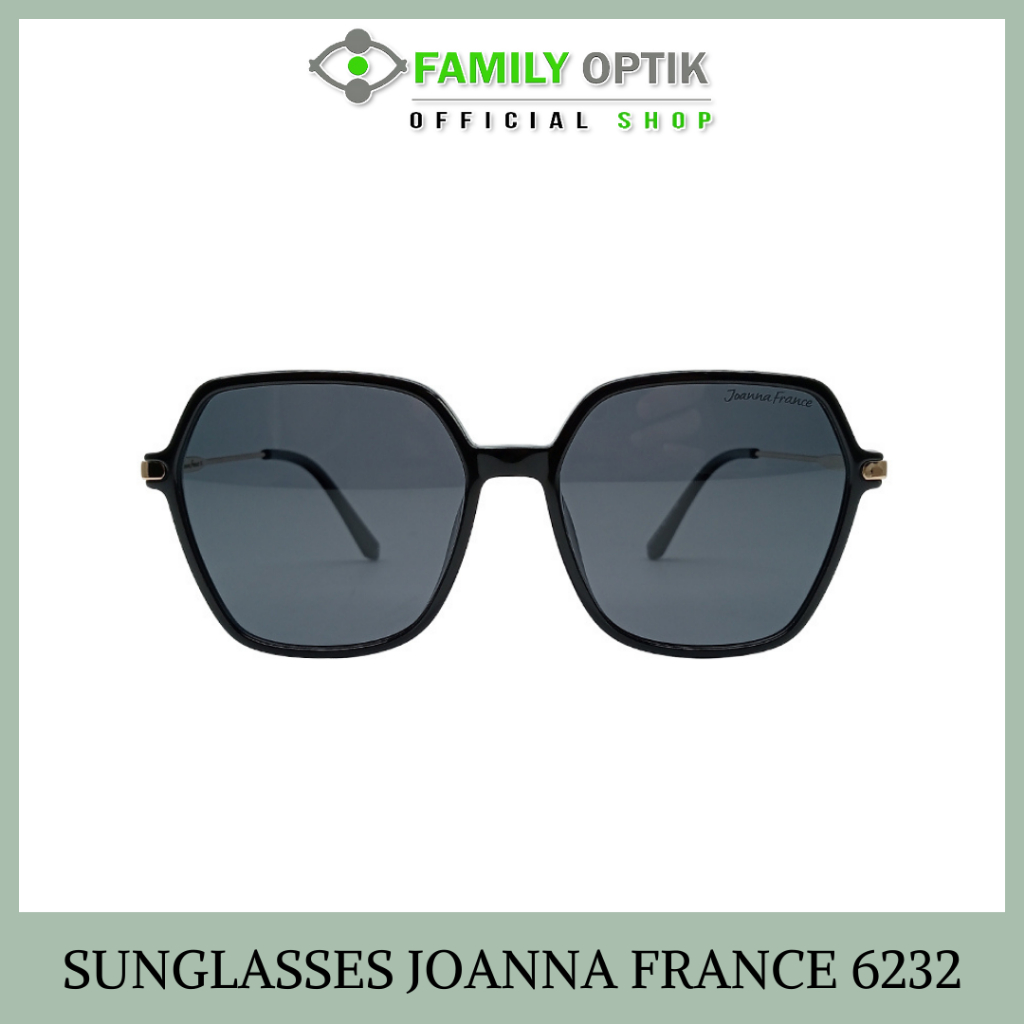 Kacamata Hitam Sunglasses - Joanna France (6232) - Pria Wanita Unisex anti uv