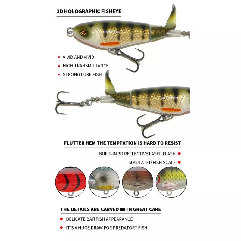 Replika River2Sea Whopper Plopper 15gram 90mm - Umpan Casting Toman Top Water