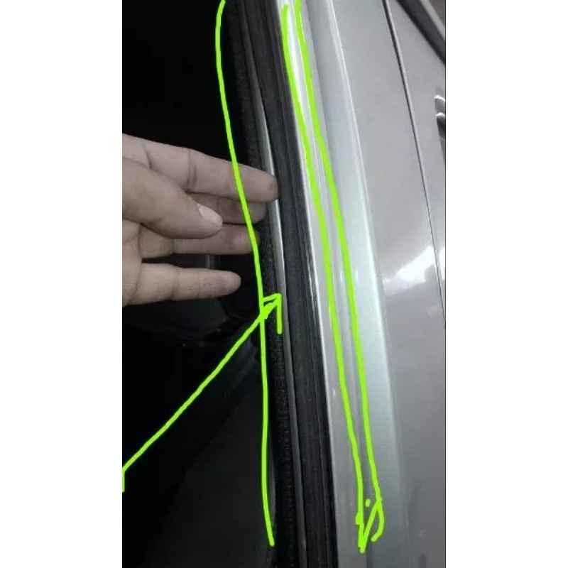 karet bludur penjepit kaca pintu kijang super grand rover