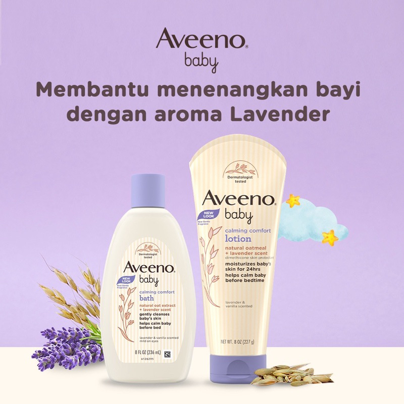 Aveeno Baby Calming Comfort Lotion - Lotion Pelembab Bayi (227 gr)