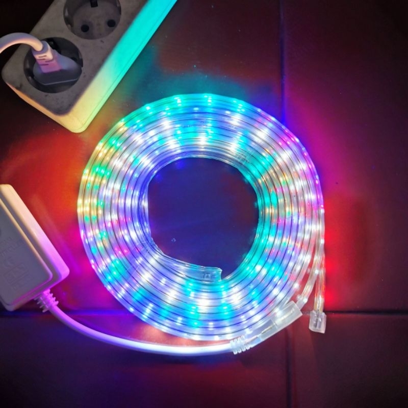 SMD LED HIGHT LIGHT 10M Lampu LED warna warni pom bensin mini toko madura