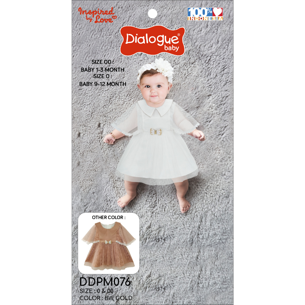 Dress Bayi Dialogue Baby DDPM076