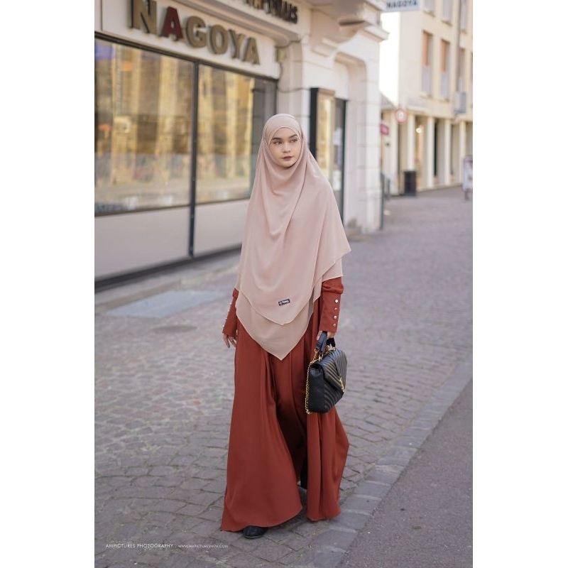 Abaya Al mu'min by Khumaira syari | Abaya Mu'minah Zipper