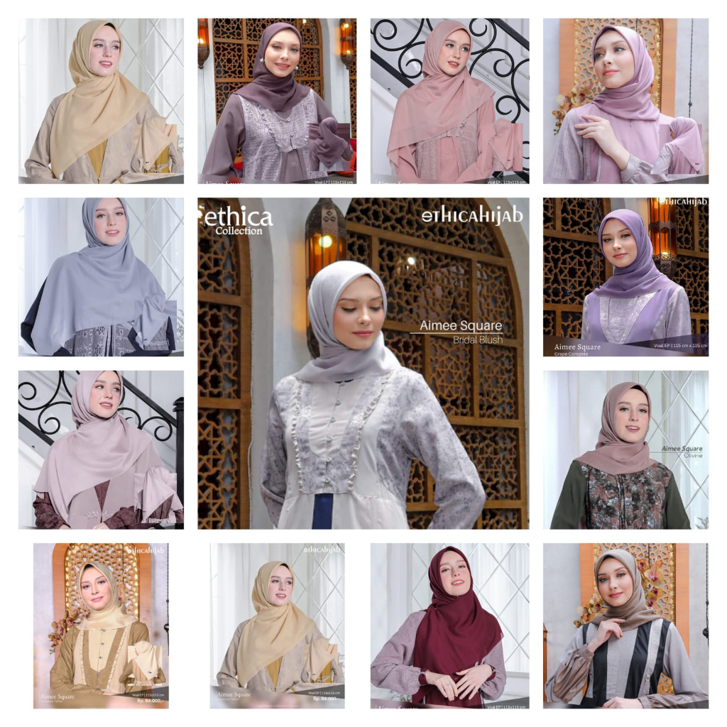 HIJAB SEGI EMPAT AIMEE SQUARE BY ETHICA