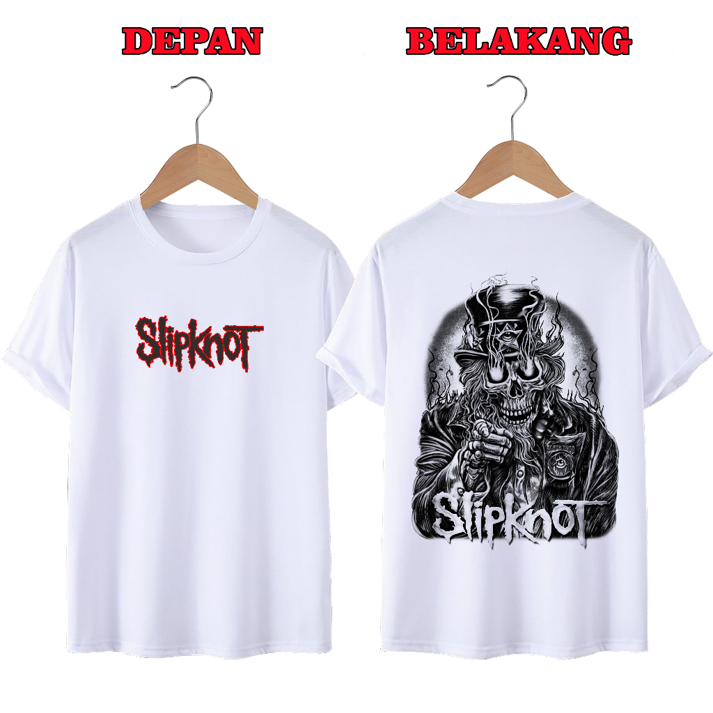 KAOS DISTRO UNISEX PRIA DAN WANITA TERBARU,SLIPKNOT