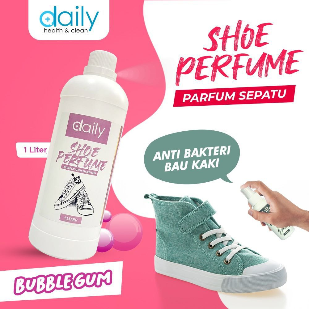 Parfum Sepatu Daily Shoe Perfume Anti Bakteri Penghilang Bau Sepatu 1 Liter