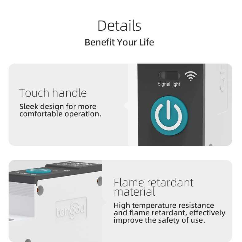 Din Rail 1P kWh Monitor Smart Tuya App Timer Voice Control 40A Virtual Assistant Kontrol Penggunaan Lsitrik