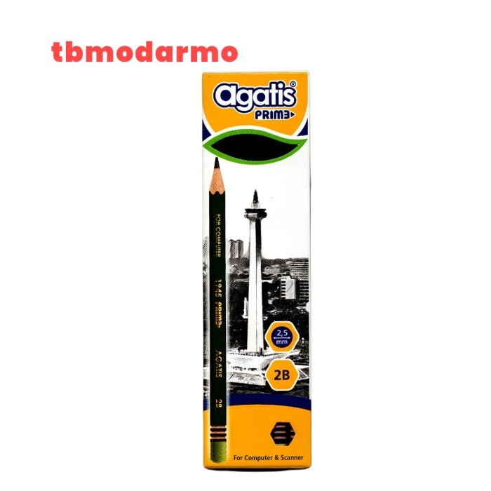 

TBMO PACK AGATIS PRIME HEXAGONAL GRAPHITE GREEN PENCIL 2B ISI 12 - 1945 PH-2B-G1201