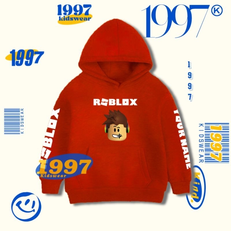 Jaket Baju Anak - Hoodie Sweater Roblox Head Karakter Skin Game Terbaru Trend Murah Kids Jacket Char