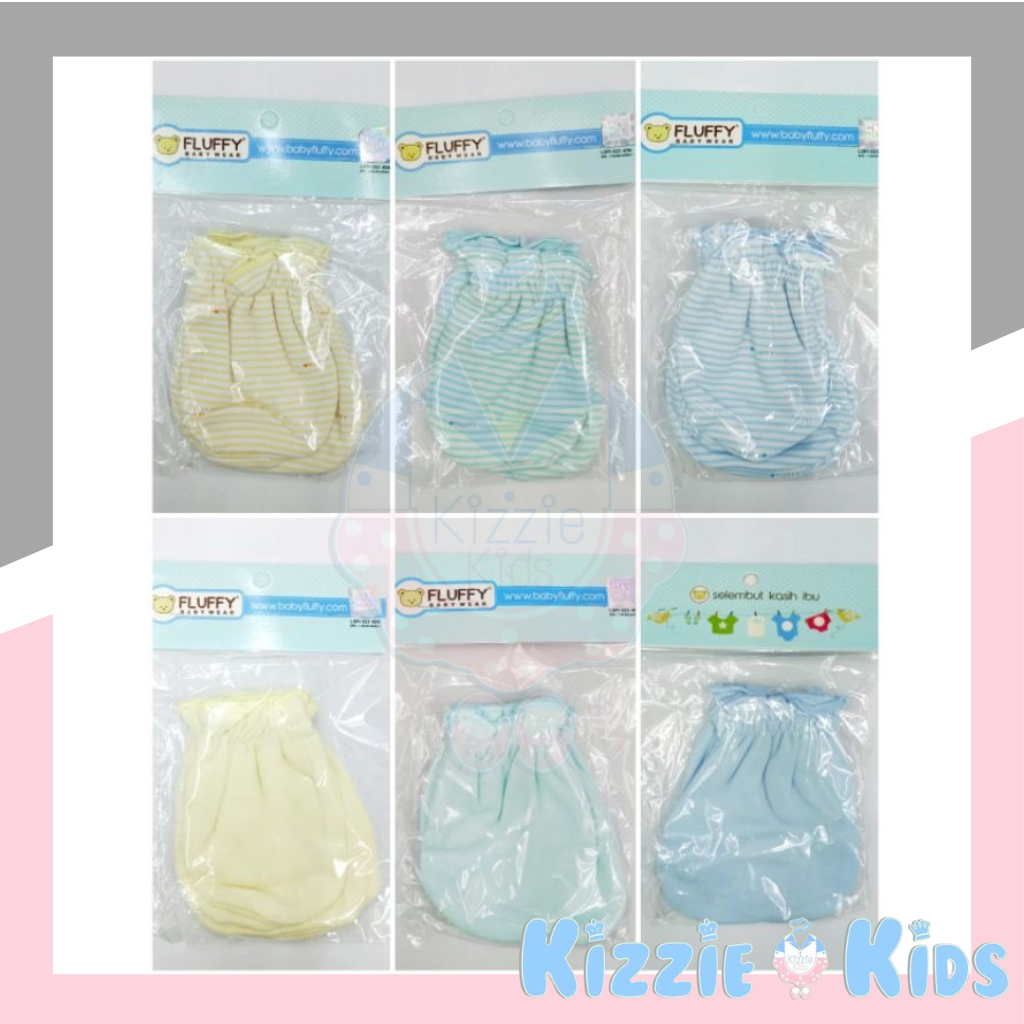 Sarung Tangan &amp; Kaki Bayi Fluffy / STK bayi