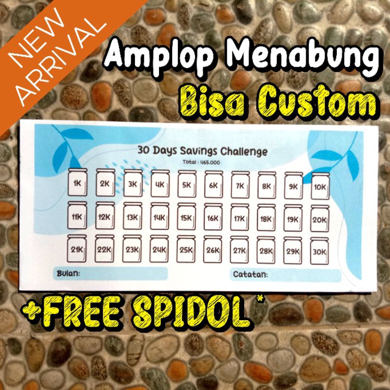 Amplop Saving Challenge | Amplop Target Menabung | Amplop Menabung