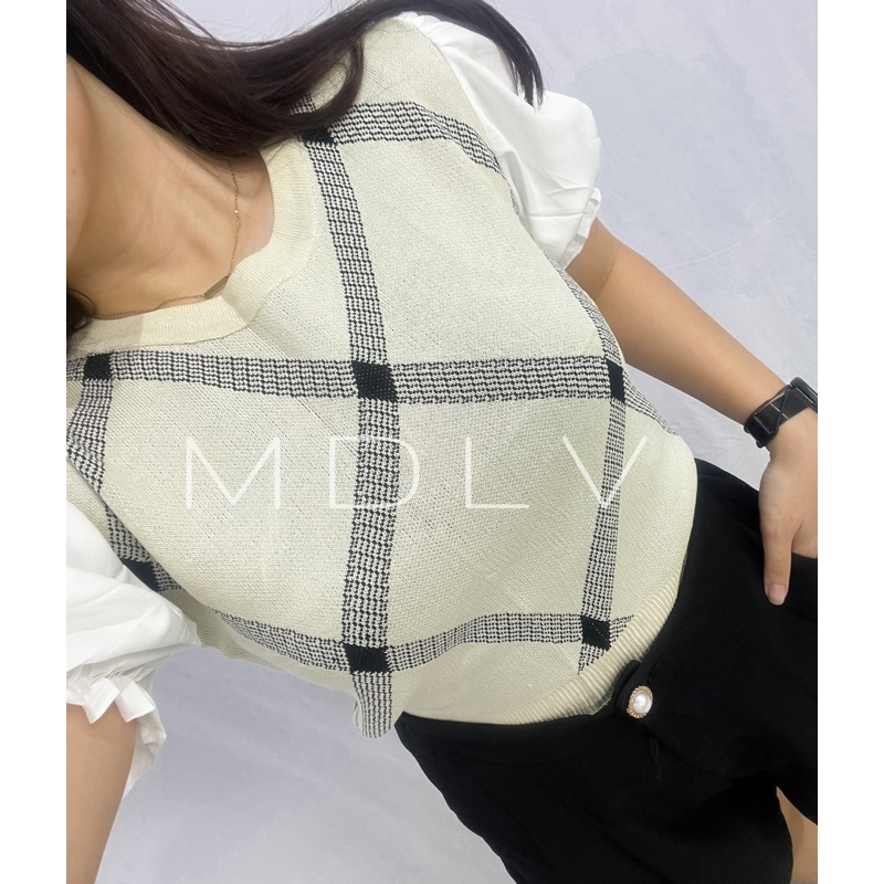 MDLV ~ 7546# Nirinia Knitted Top