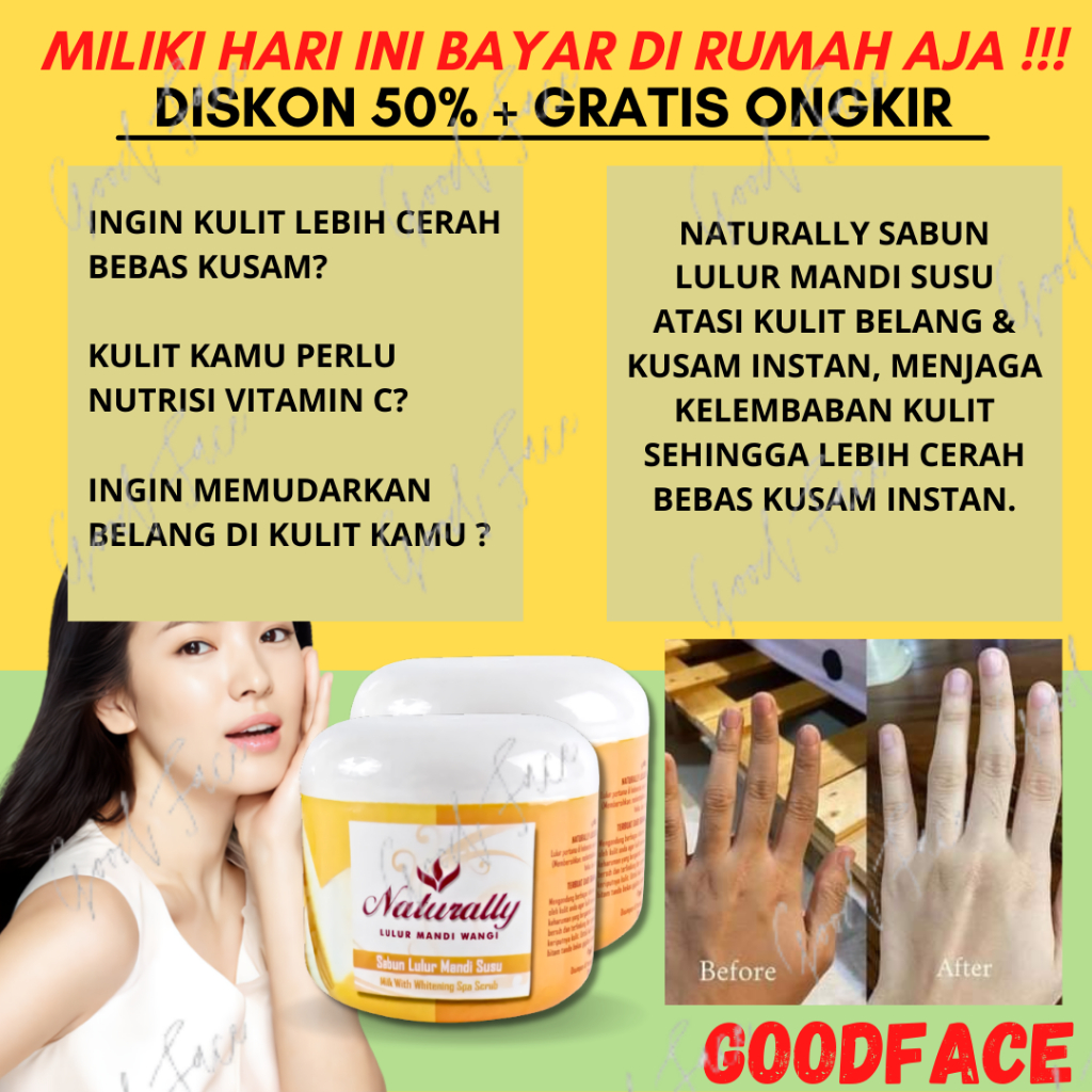 Naturally Sabun Lulur Mandi Susu