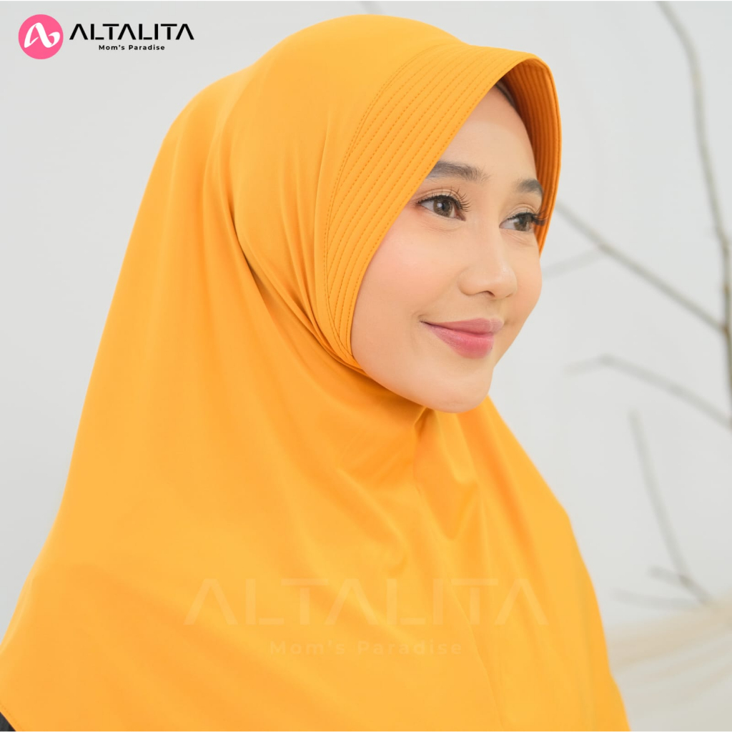 Altalita - Hijab Sport Instan Menutup Dada Kerudung Bergo Hamidah Size L Jersey Premium Jilbab Instan Qanita Penguin Cocok Untuk Sekolah Olahraga Volly Futsal Senam dan Sehari-Hari