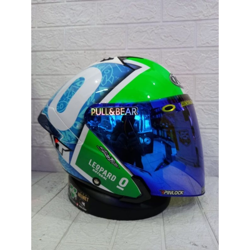 HELM KYT NFJ ATTITUDE FOGIA MISANO PAKET GANTENG