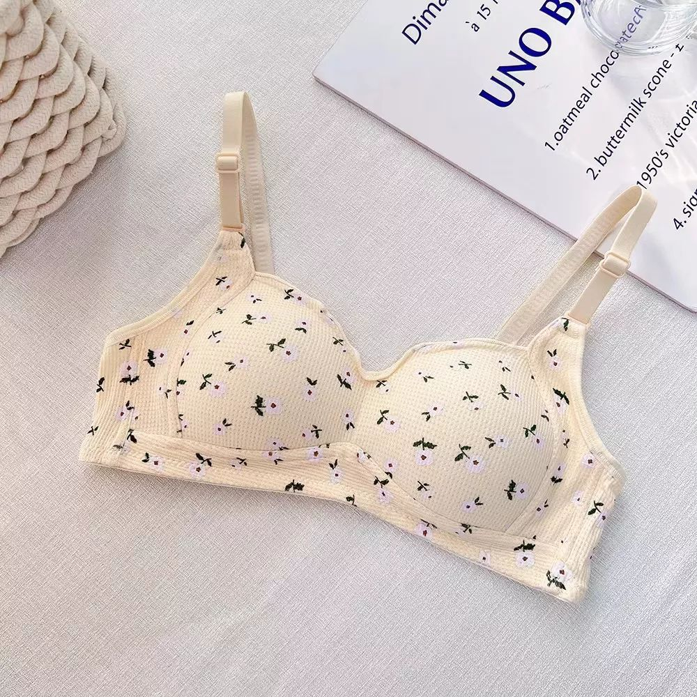 Yagoo - Push Up Bra Motif Garis Lurus Style Senam Zumba Yoga Pakaian Dalam Wanita Bra Import Bra63