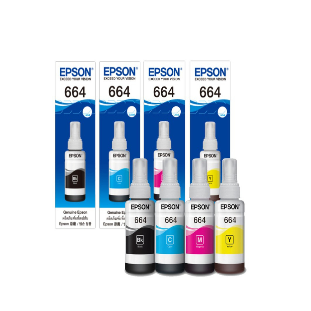 Tinta 664 Premium Refill Printer Epson L110 L210 L220 L300 L310 L360