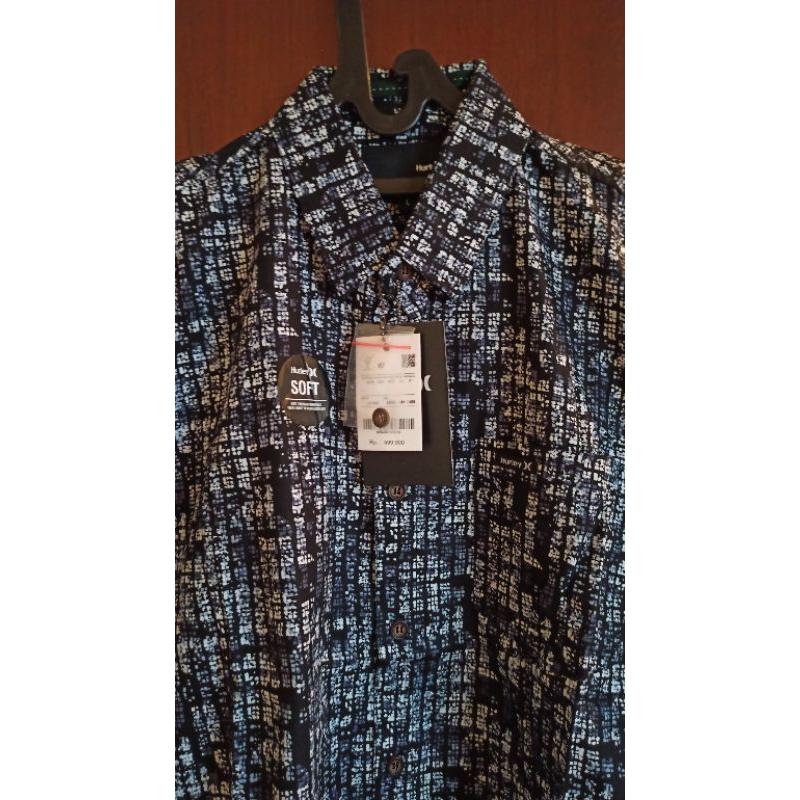 kemeja pria hurley bahan topppppp