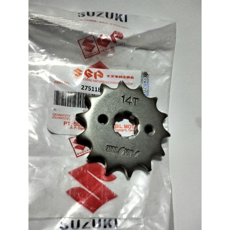 gear depan susuki SGP 14T Satria Fu 150 -27511-25G00-000