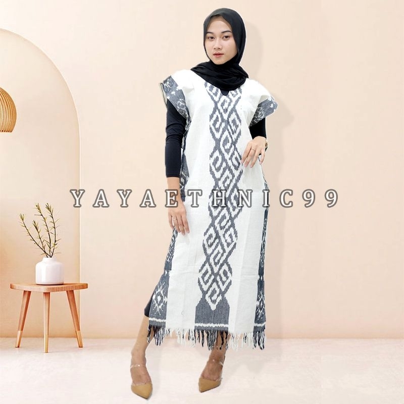 [READY STOK] Sriya dress ethnic tenun troso