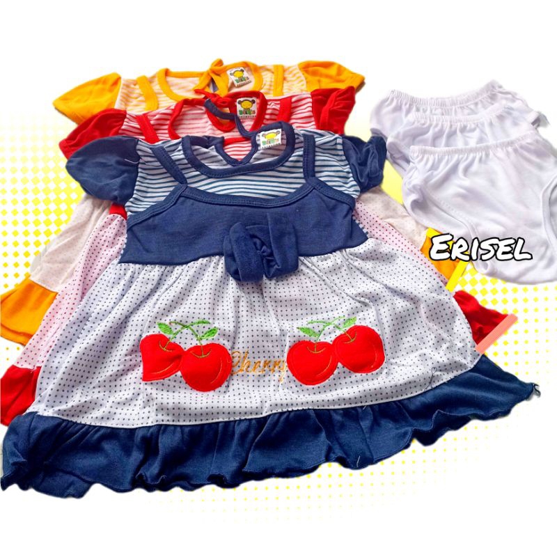 Dress Bayi Perempuan 2-36 Bulan Cantik