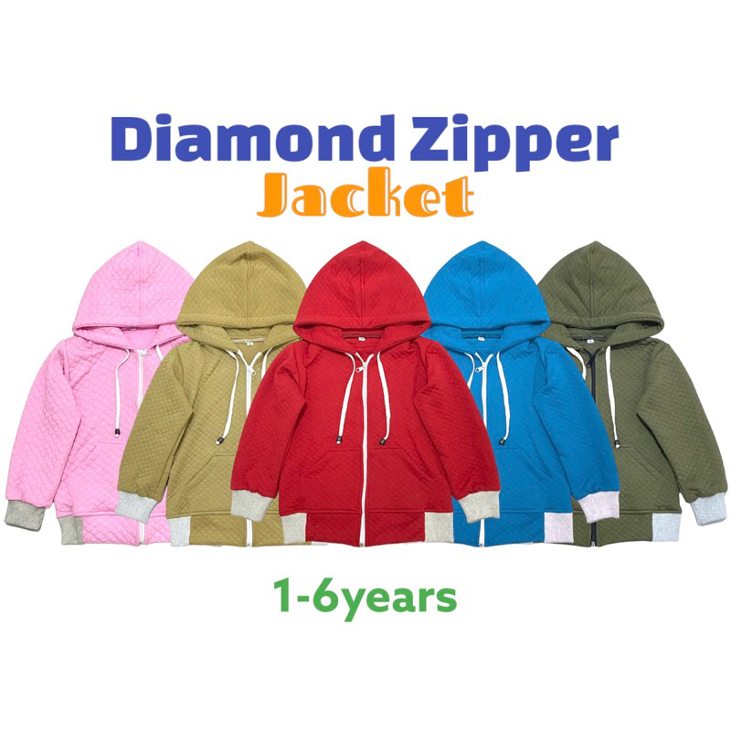 Diamond Zipper Jacket 1-6th jaket anak